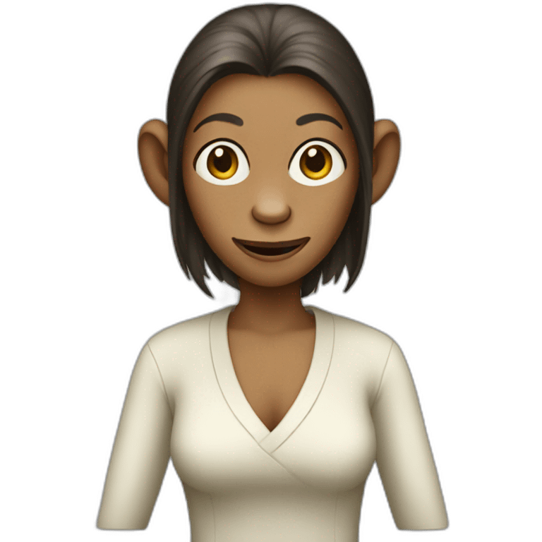 Monkey woman emoji