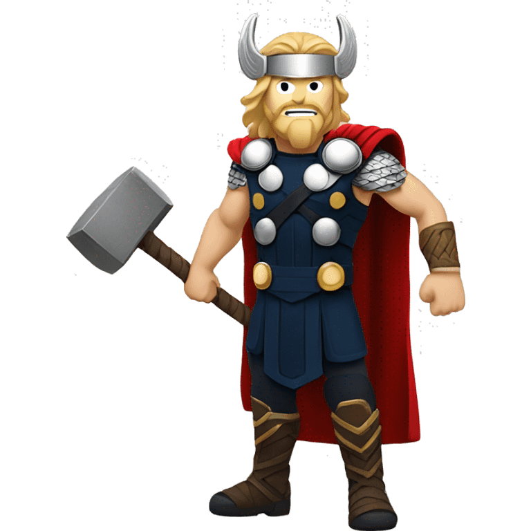 Thor, Hammer, standing emoji