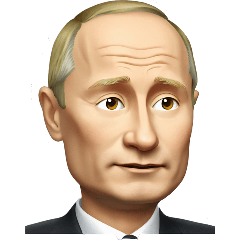 Vladimir Putin with closed eyes emoji