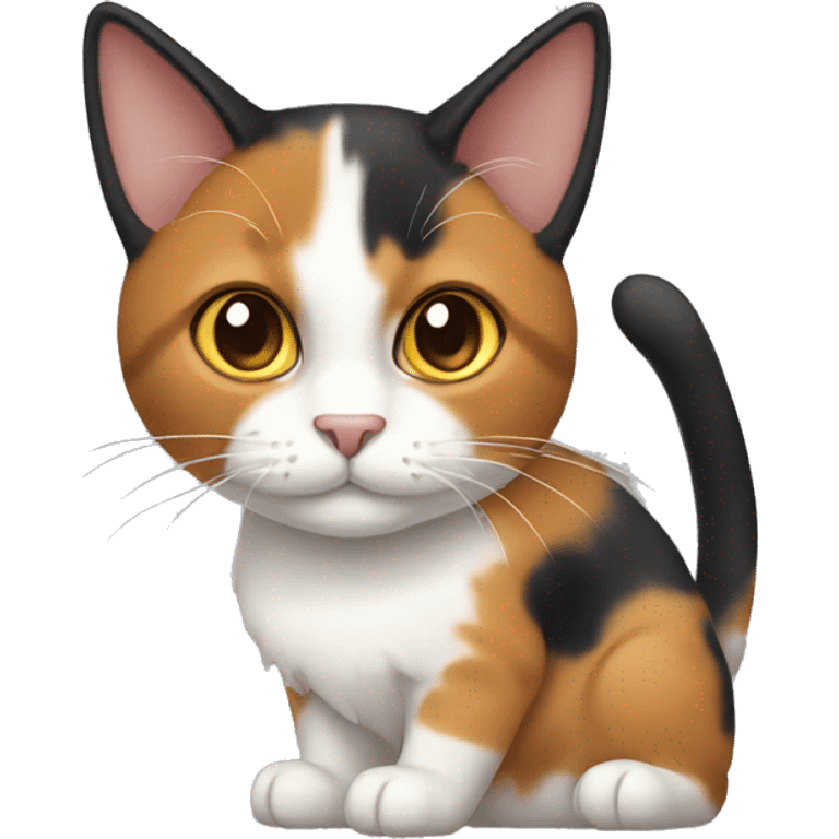 Calico cat emoji