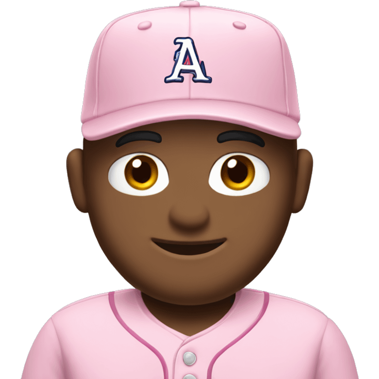 pastel pink mlb cap emoji