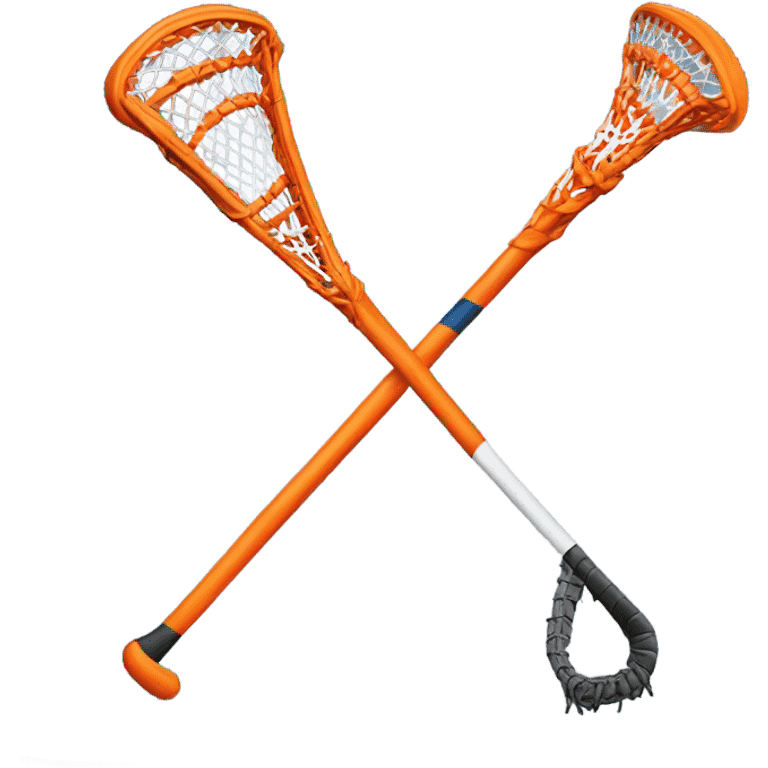 Lacrosse stick and a basketball  emoji