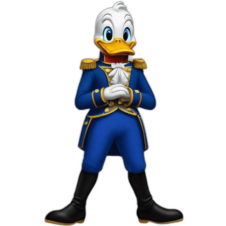 donald duck as Napoléon emoji