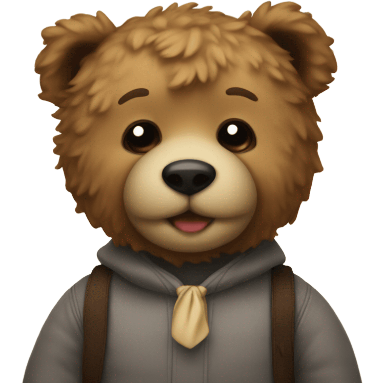 Teddy with fav emoji