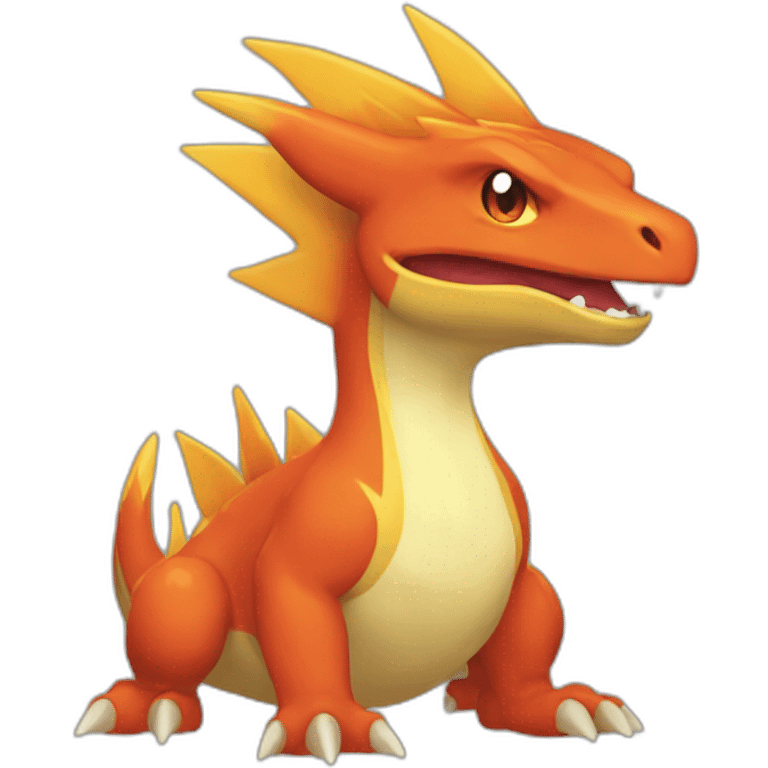 Dracaufeu pokémon emoji