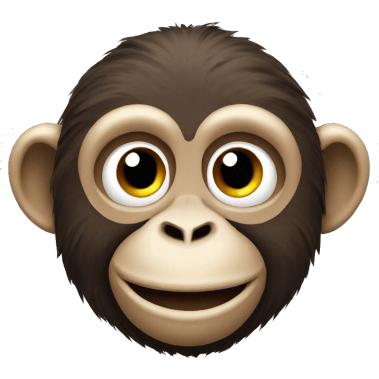 A monkey that says hello emoji