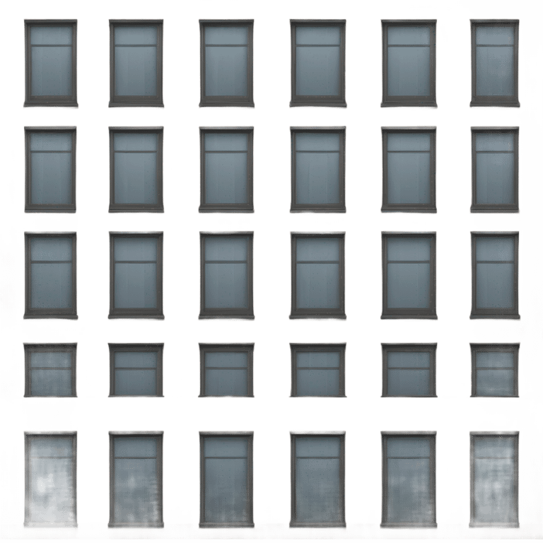 modern row of windows emoji