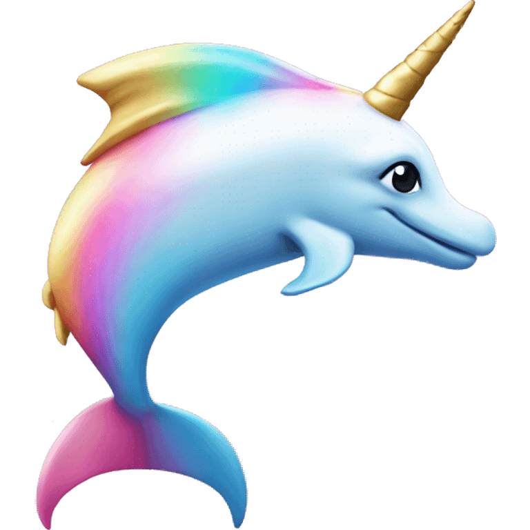 Unicorn dolphin emoji