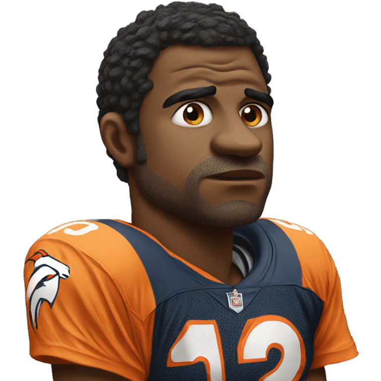 Sad broncos emoji