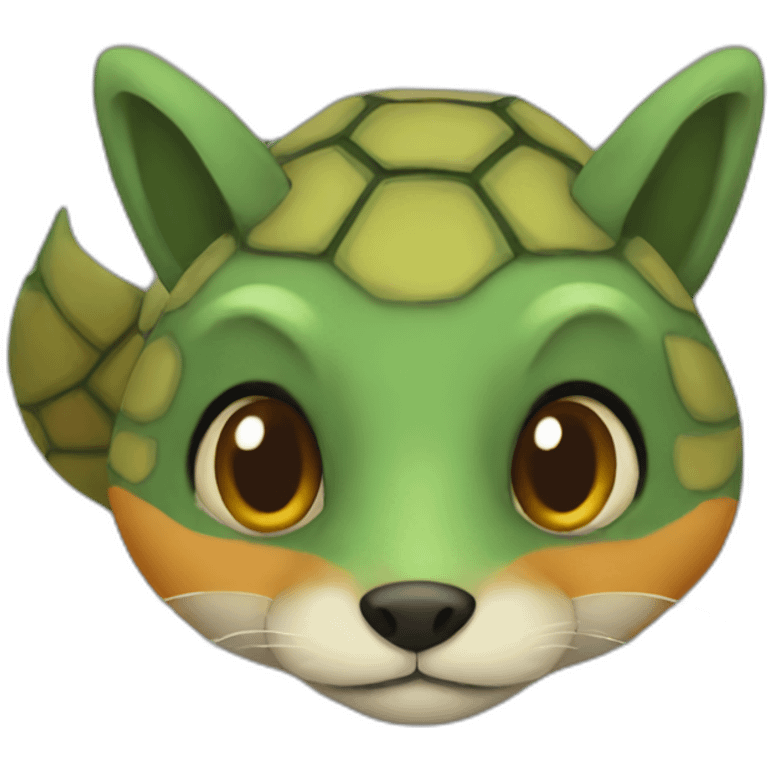 Turtle fox emoji