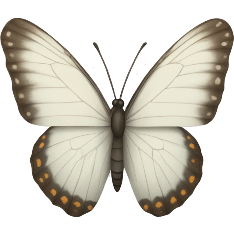 Lila white butterfly  emoji