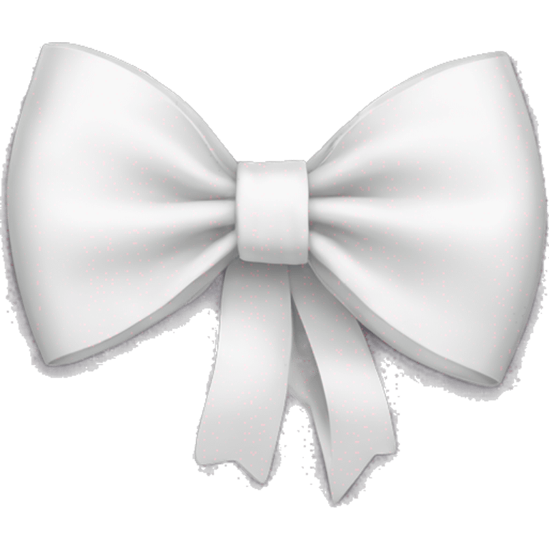 White bow emoji