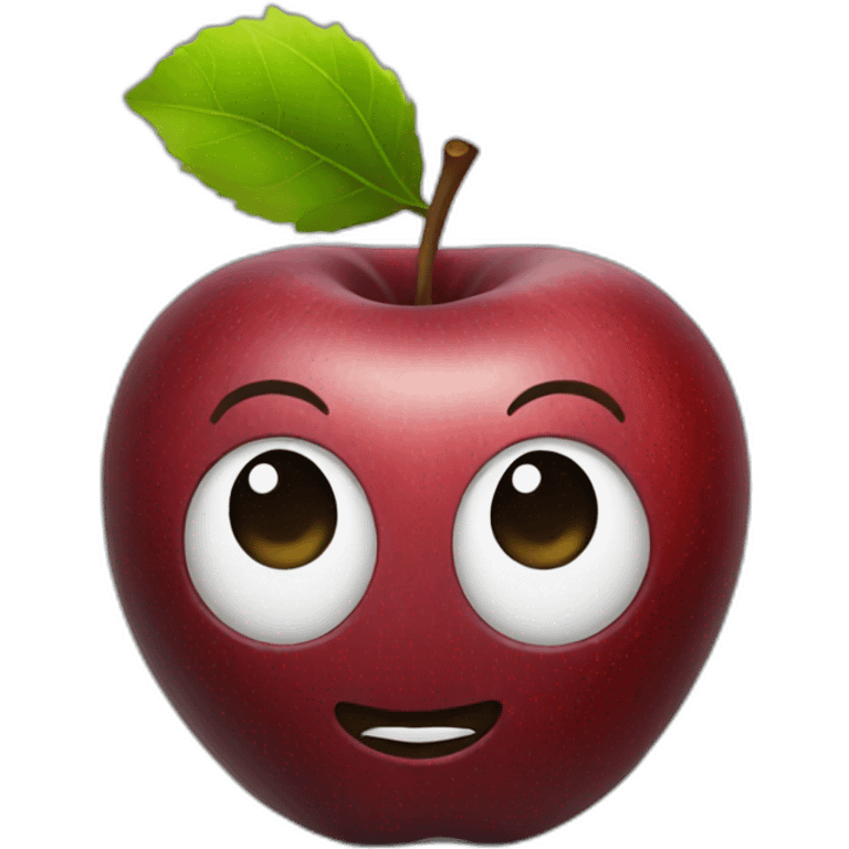 black apple emoji