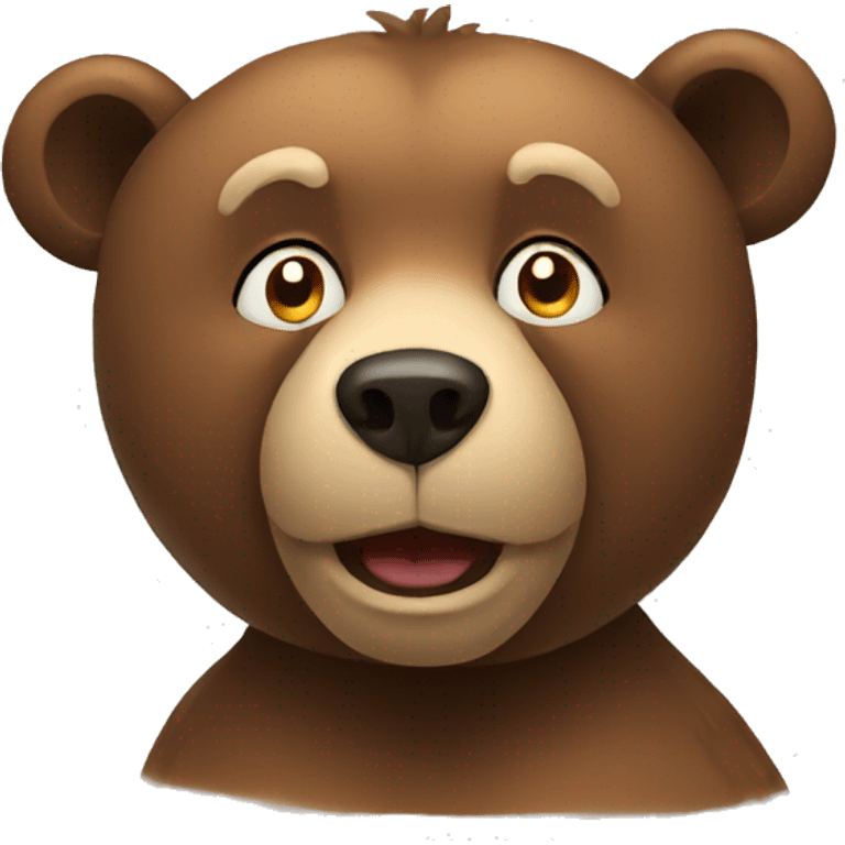 bear thinking  emoji