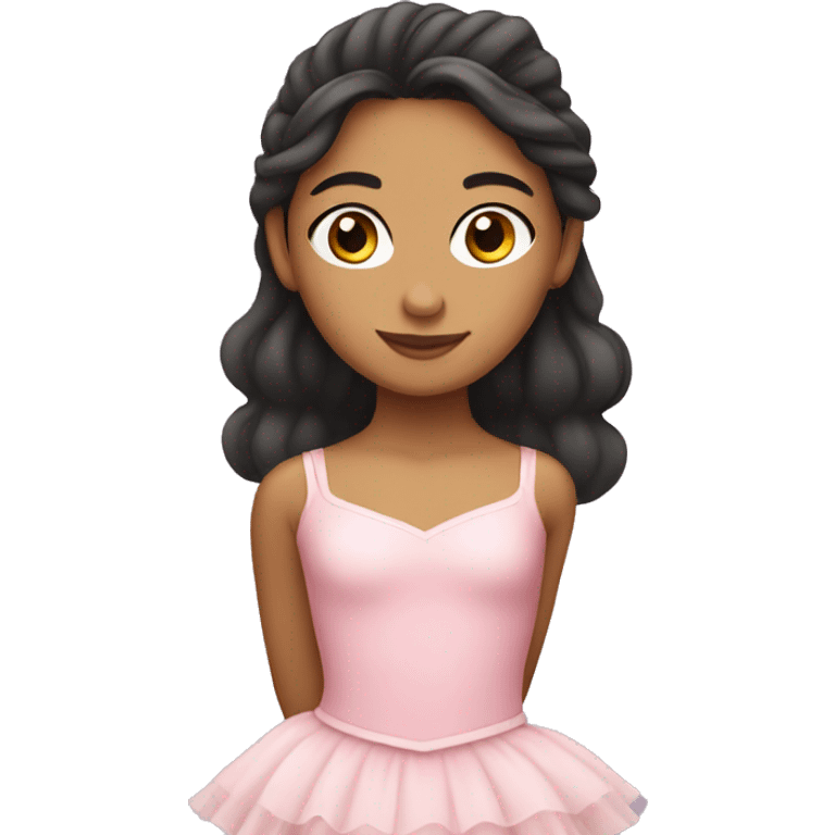 Hispanic girl ballerina emoji