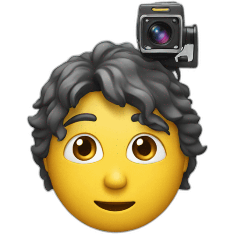 actor with the camera recording it emoji