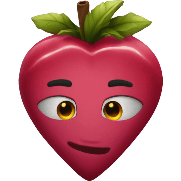 Corazón granate emoji