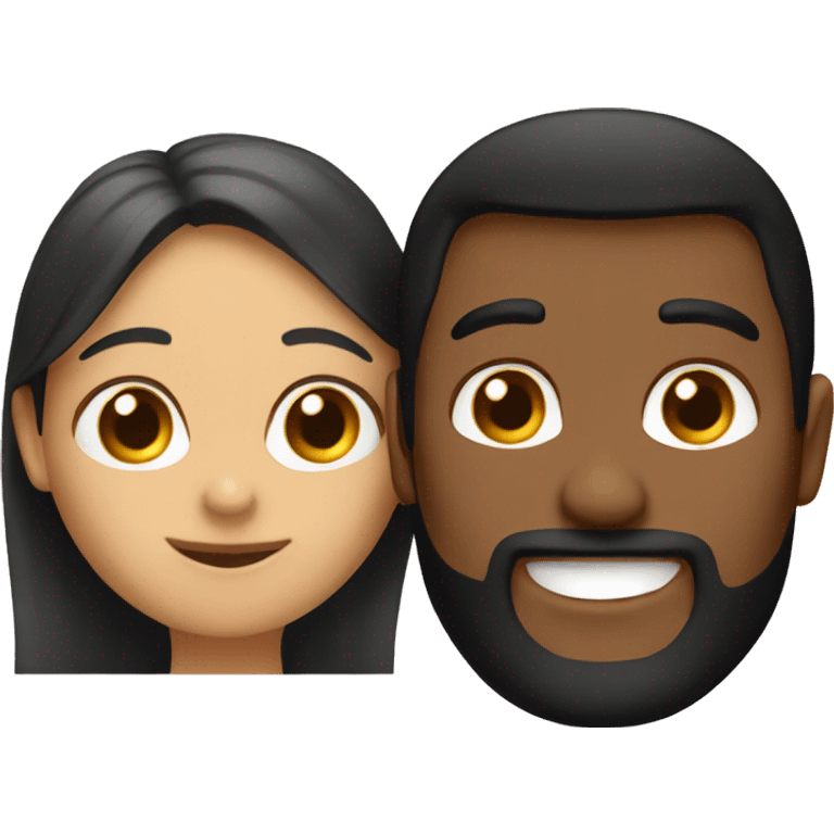 Casal misto emoji