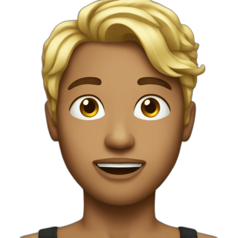 a singer emoji