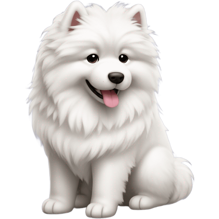 Dog samojede emoji