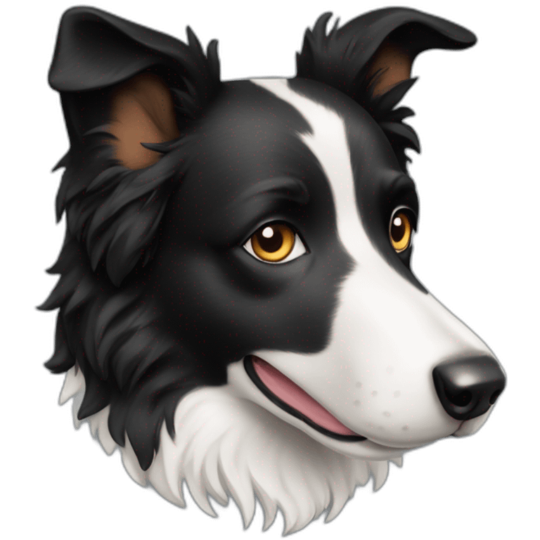 border collie dog emoji