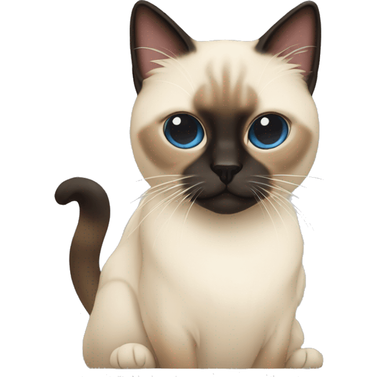 Siamese and Himalayan cat mix emoji