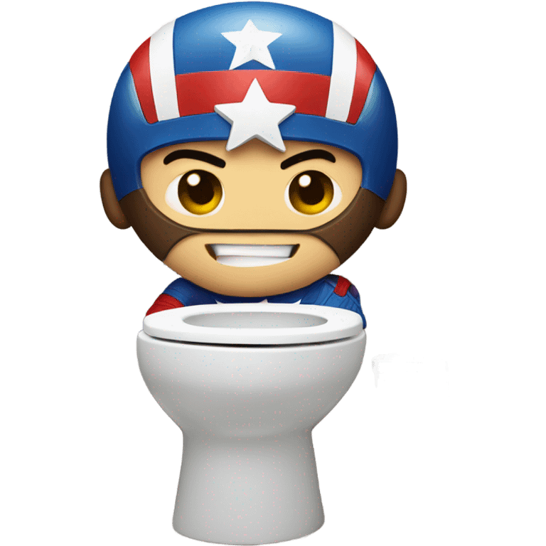 captain america in toilet emoji