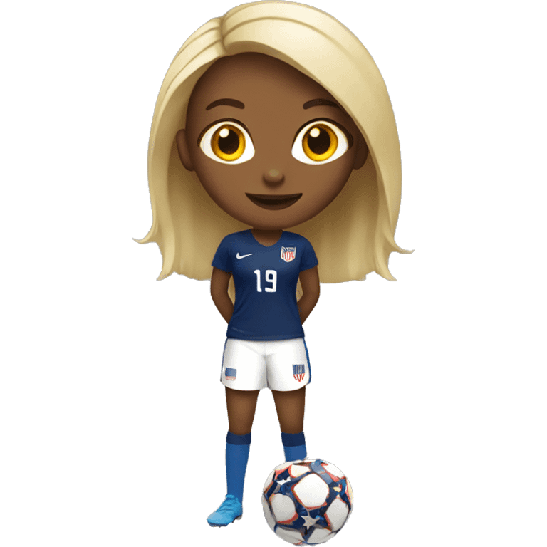 USA woman soccer emoji