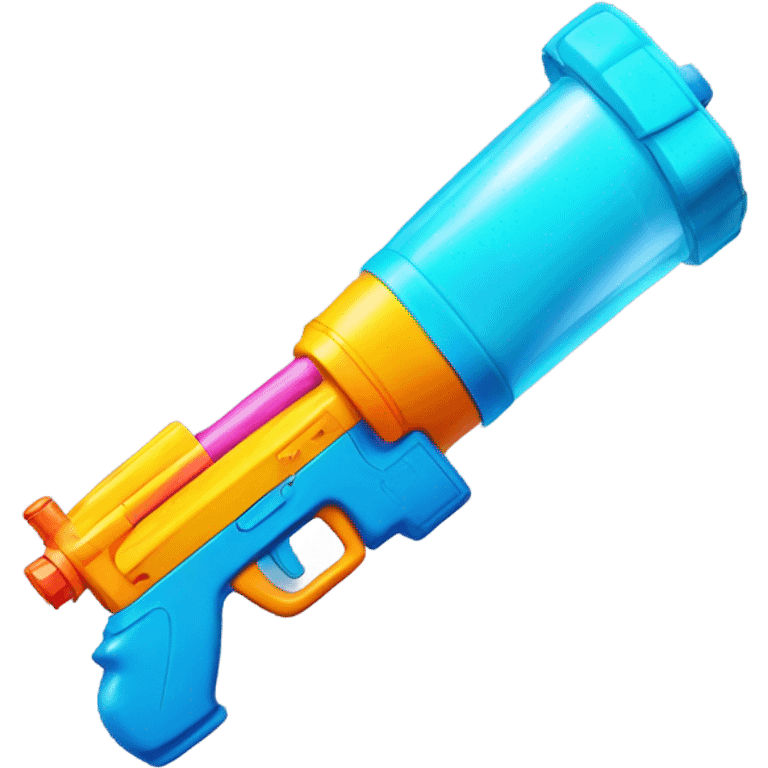 Huge water gun emoji