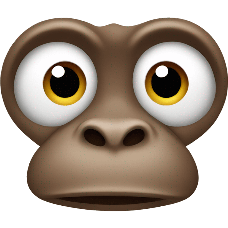 A nose monkey  emoji