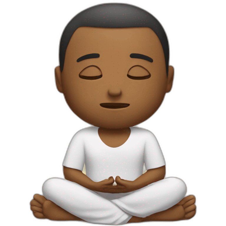 meditation emoji