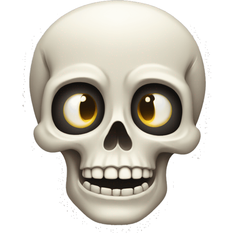 funny simple scull emoji