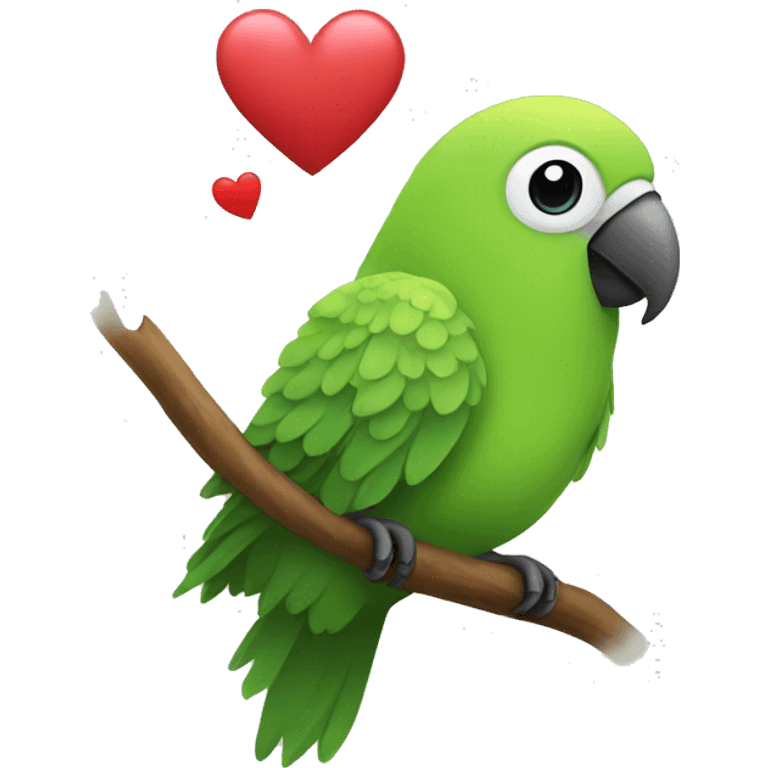 Love bird emoji