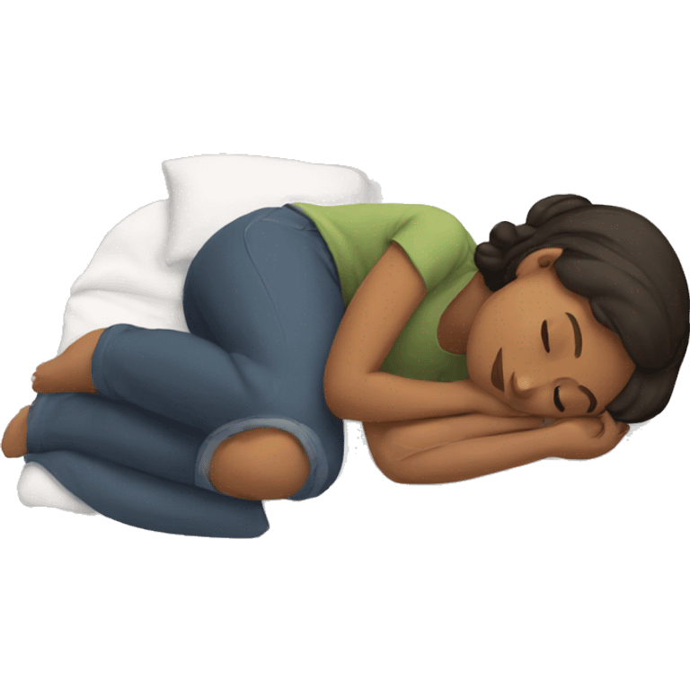 Girl sleeping emoji