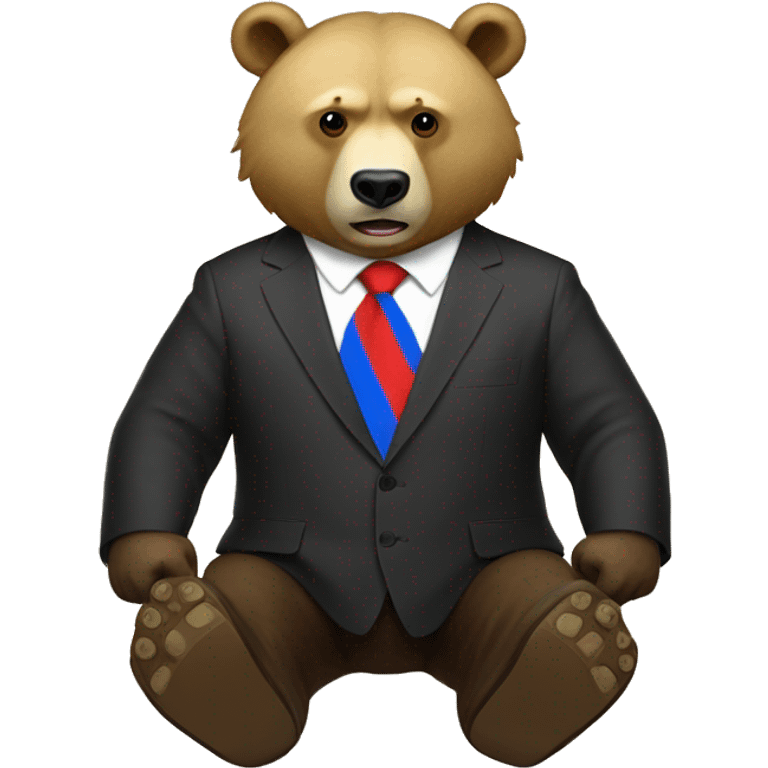 Putin on a bear emoji