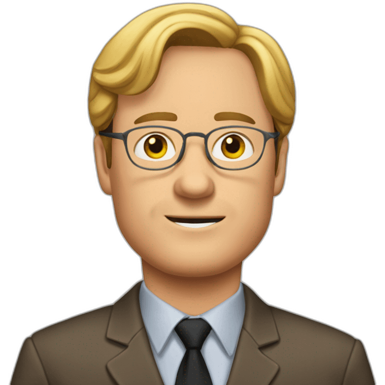 dwight schrutt proud emoji