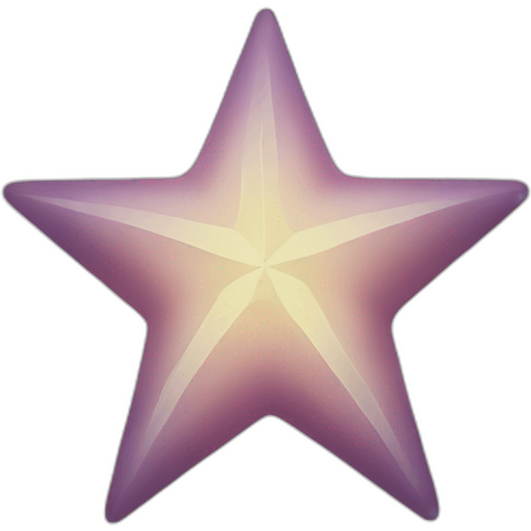 Half simple star emoji