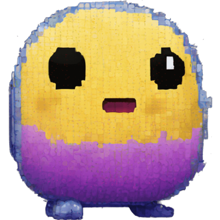 Pixelated tamagotchi emoji