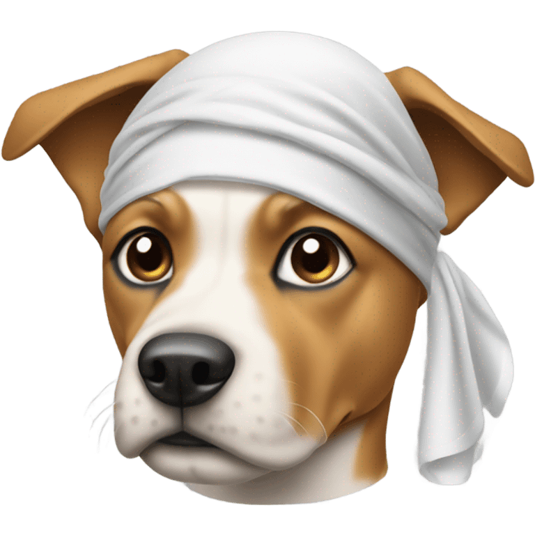 dog wearing durag emoji