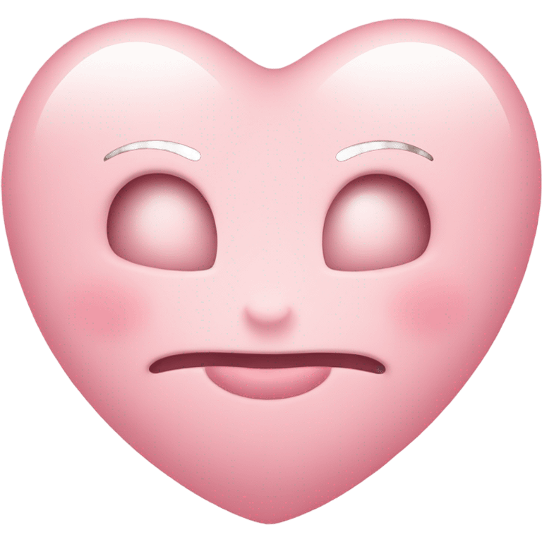 Baby pink heart emoji