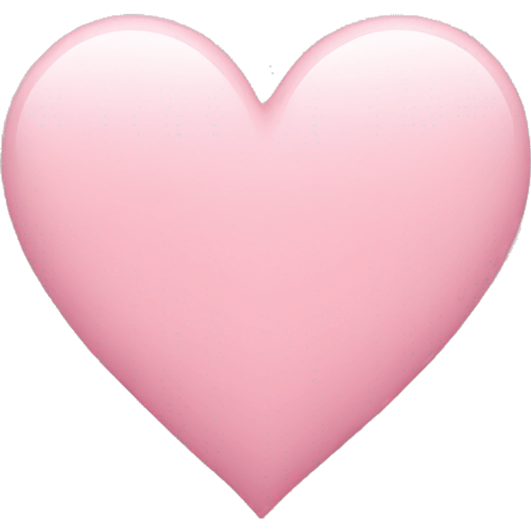 light pink heart emoji