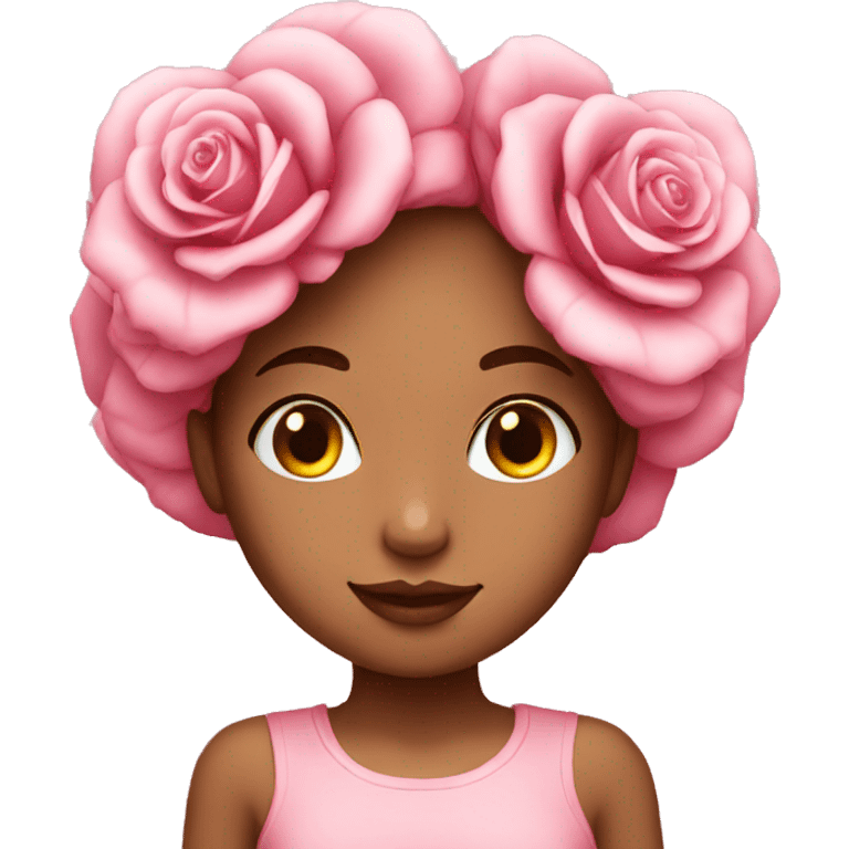 Rose girl emoji