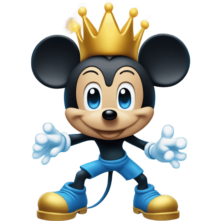 Mickey Mouse as a Super Saiyan emoji