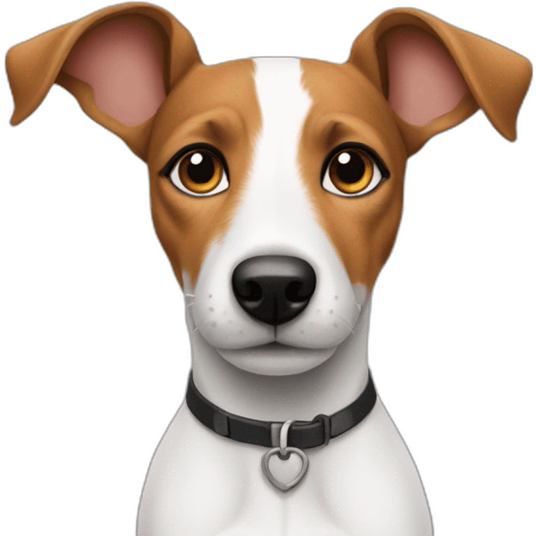 Jack-Russel with pointy ears emoji