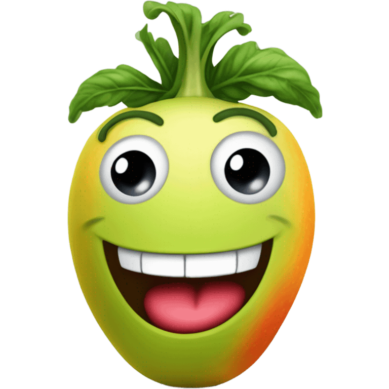 Healthy mascot  emoji