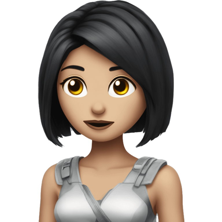 Alita worrior princess as a bunny emoji