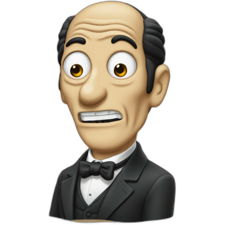 Abe from simpsons shouts at JIRA emoji