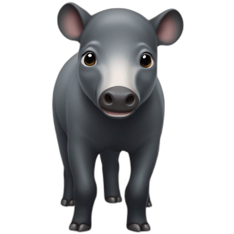 young malayan tapir emoji