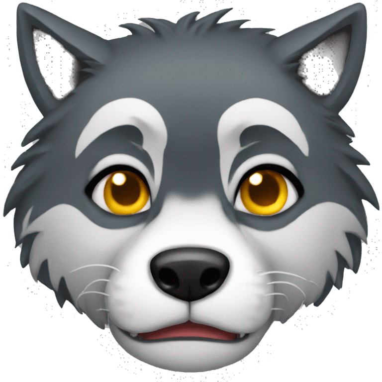 mad wolf emoji