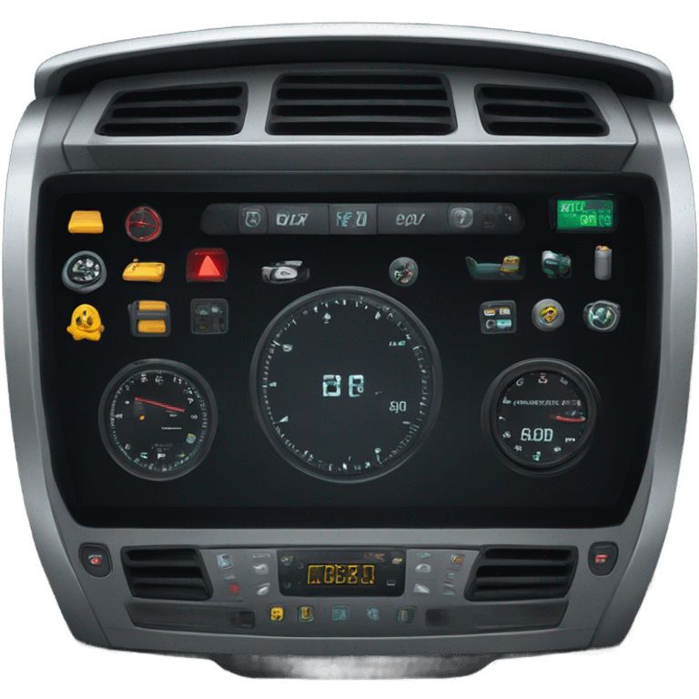 dashboard, black emoji